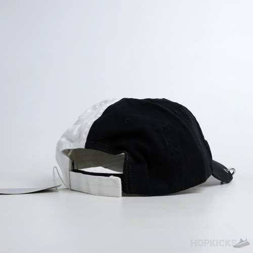 Balenciaga 50/50 White Black Cap